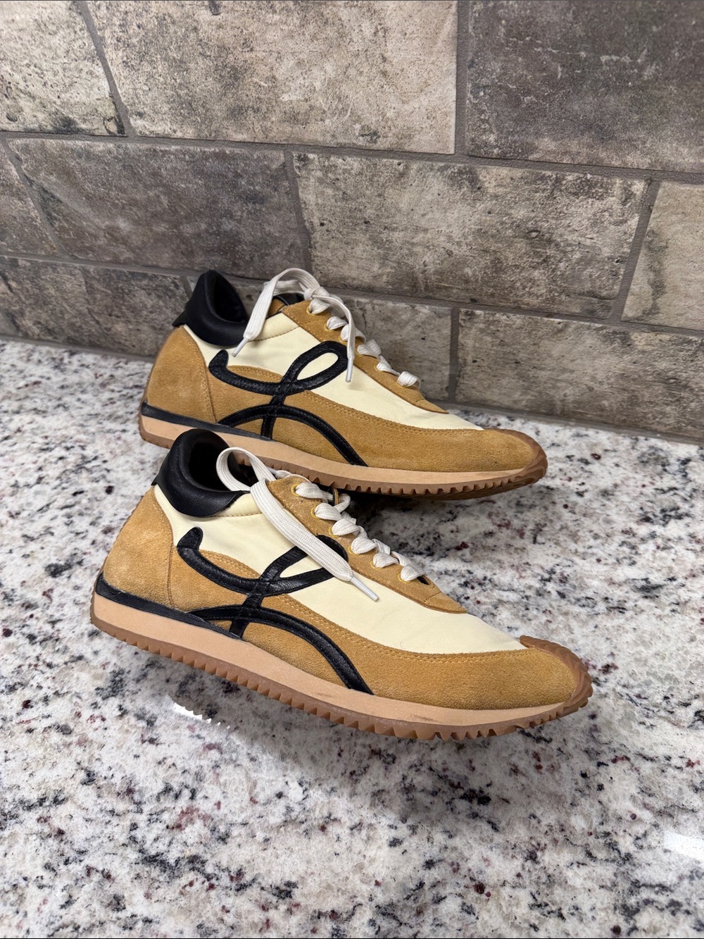 LOEWE Flow Runner Suede And Leather Sneakers Size 41. - Picture 12 of 14